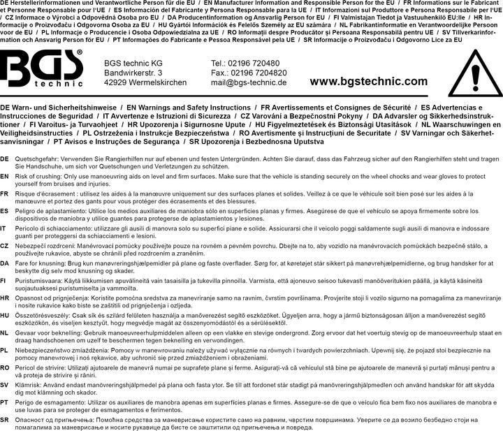 Immagine prodotto BGS Manovra del transpallet 600 kg