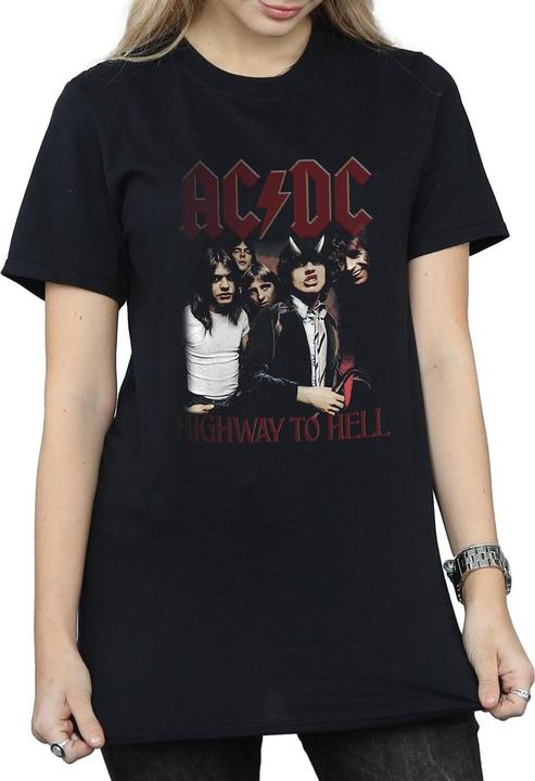 Produktbild AC/DC Highway To Hell Baumwolle Boyfriend TShirt (L)