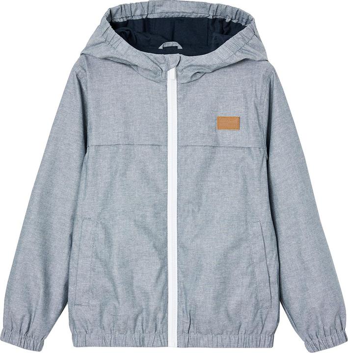 Vertbaudet Jungen Jacke aus Chambray mit Kapuze