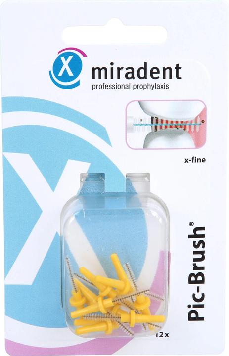 Actual product image Miradent Pic-Brush Refill Replacement Brushes (12 x)