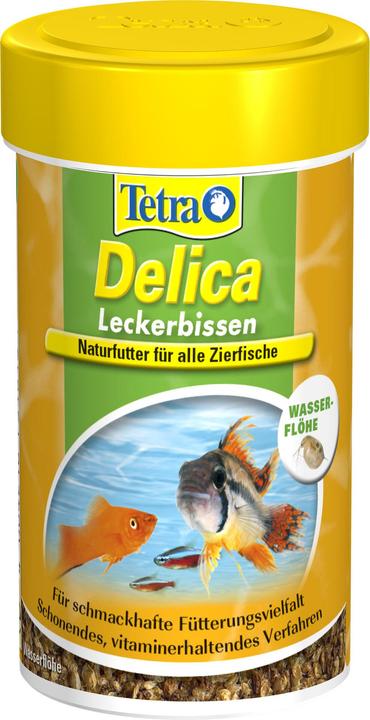 Actual product image Tetra Delica Daphnia 100ml (Ornamental Fish, 100 ml)
