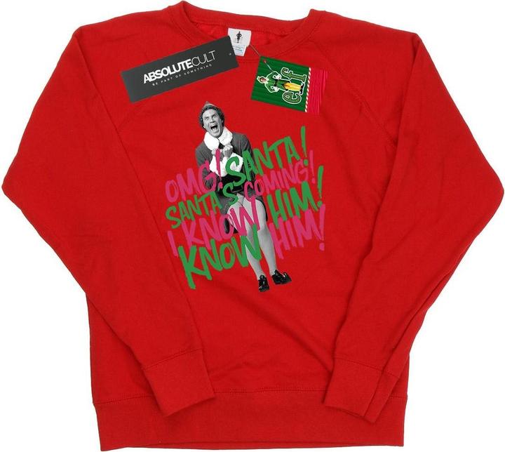 Immagine prodotto Elf Santa's Coming Felpa Donna (L)