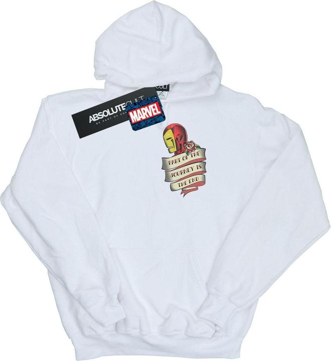 Produktbild Iron Man Tattoo Journey Breast Print Kapuzenpullover (M)