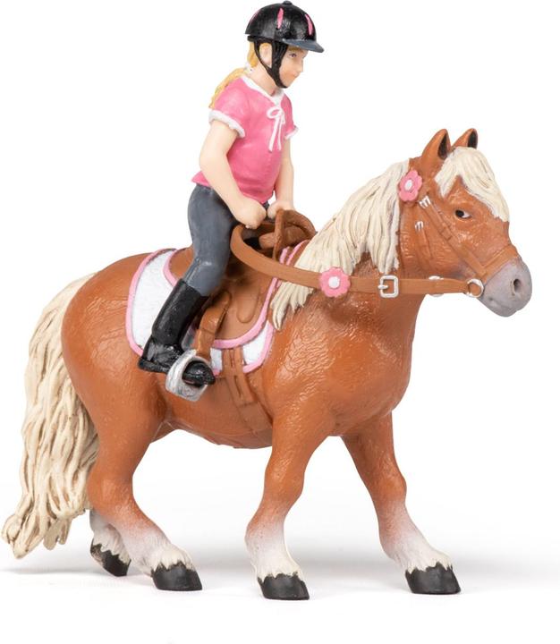 Actual product image Papo Shetland pony with saddle