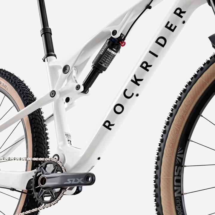 Image du produit Rockrider VTT XC cadre carbone tout suspendu Race 900 S blanc (28.10 cm)