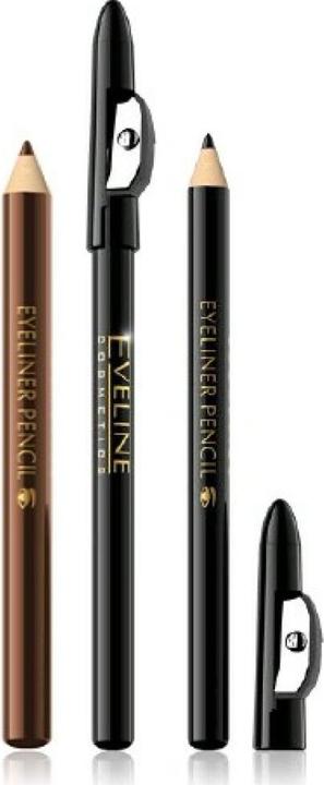 Actual product image Eveline Eyeliner Pencil Cupboard Eye Mole Brown (Brown)