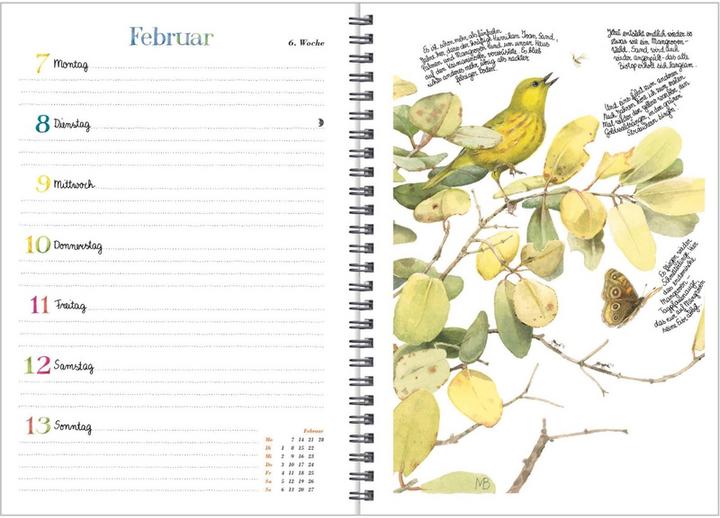 Produktbild Naturkalender (15.5 x 23 cm, Harter Einband, Deutsch)