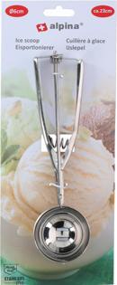 Immagine prodotto alpina Paletta per ghiaccio D6cm 23x6x3,5cm (Palline di gelato)