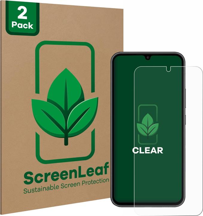 Immagine prodotto ScreenLeaf Pellicola protettiva sostenibile Pellicola protettiva dello schermo chiara trasparente (2 Pezzo/i, Samsung Galaxy A34 5G)