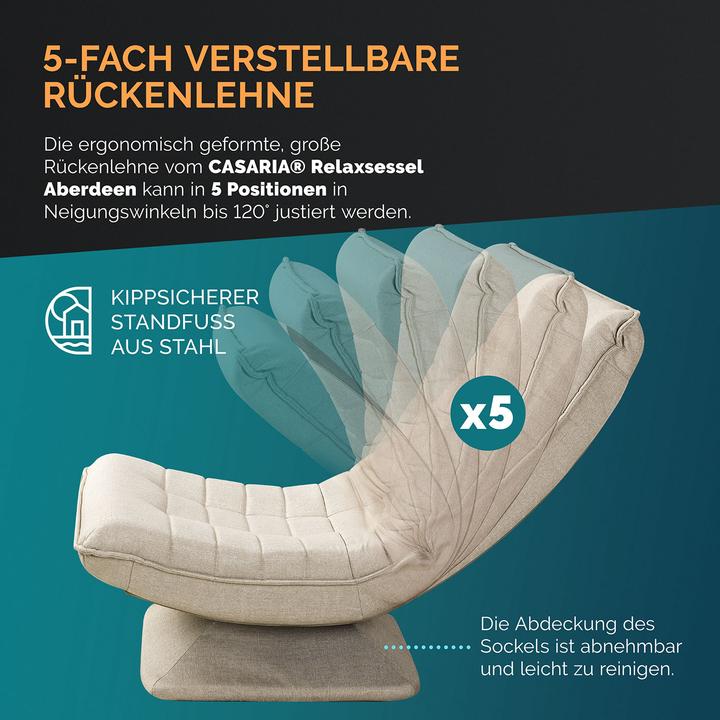 Actual product image Casaria Floor chair