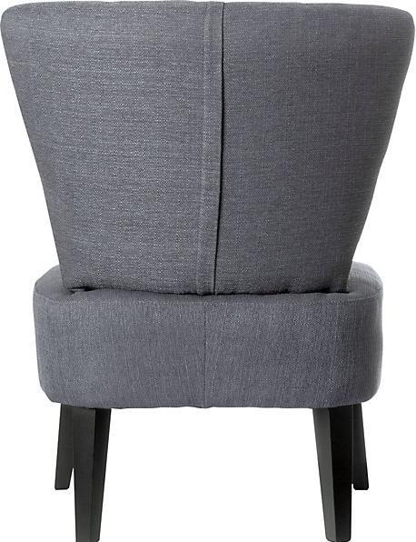 Image du produit Paperflow Fauteuil BRIGHTON, pieds en bois massif, anthracite.