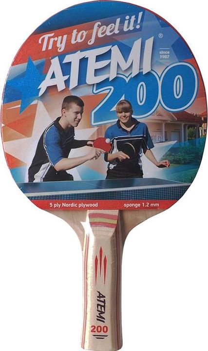 Actual product image Atemi New 200 Anatomical - Table Tennis Bat