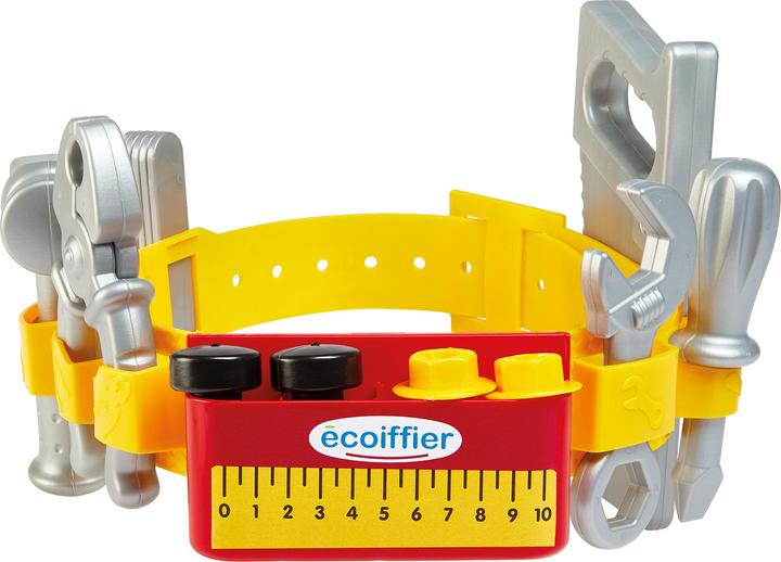 Actual product image Ecoiffier Tool belt in case with accessories, 14 pcs