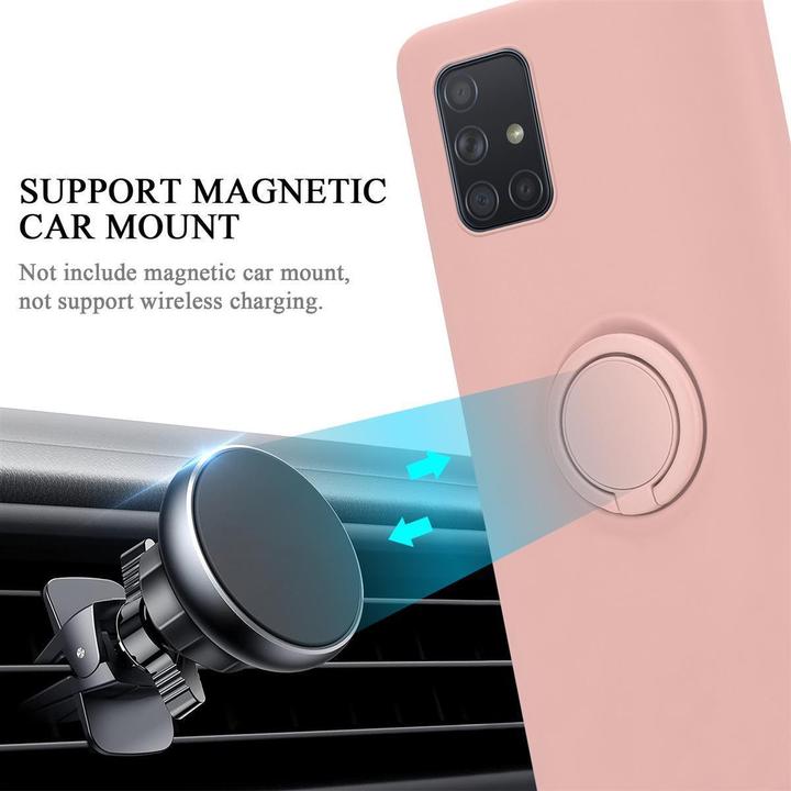 Productafbeelding Cadorabo TPU Vloeibare Ring Silicone Hoesje (Samsung Galaxy A71)