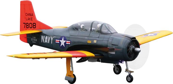 Seagull Models SG-Models ) T-28 Trojan 82.5" ARF Warbird Grau/Gelb ohne Einziehfahrwerk &quot (Warbird)