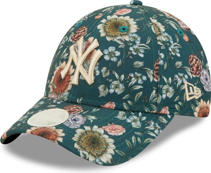 New Era 9Forty Casquette Femme - Floral New York Yankees Teal (Taille unique)