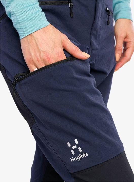 Produktbild Haglöfs Mid Slim Pant Women Tarn blue/true black (M)