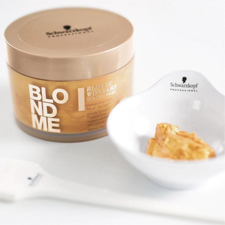 Actual product image Schwarzkopf Blondme - Blonde Wonders Golden Mask (450 ml)