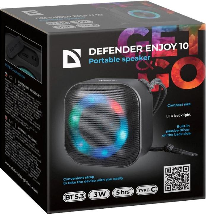 Produktbild Defender ENJOY 10 3W Bluetooth-Lautsprecher (5 h)