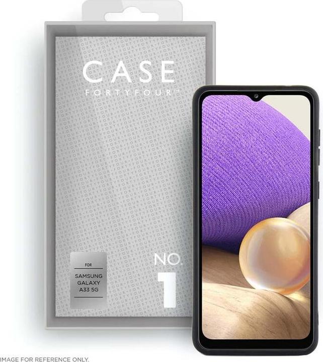 Immagine prodotto Case FortyFour Copertina morbida No.1 nera (Samsung Galaxy A33 5G)