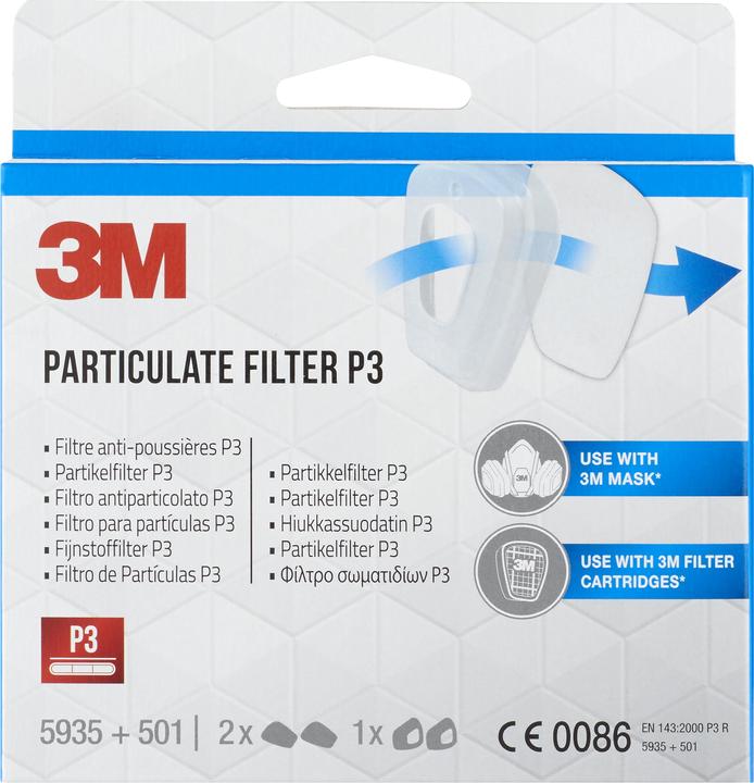 Image du produit 3M Filtre à particules (Masque de protection respiratoire Filtre de rechange)