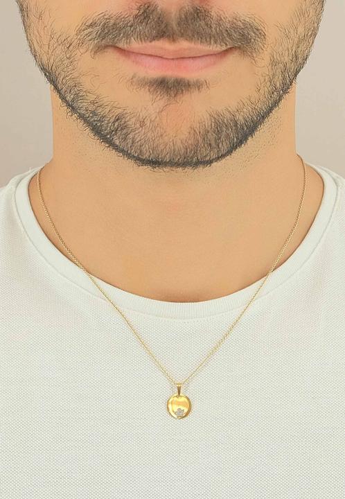 Actual product image Muau Guardian angel (Yellow gold)