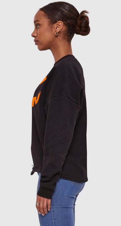 Actual product image Absolute Cult Ladies Halloween - Pumpkin Face Oversize Crewneck - 175387 (L)