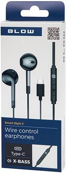 Image du produit Blow CASQUE B-17 BLACK USB-C (Filaire)