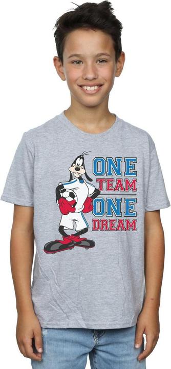 Immagine prodotto Disney Goofy One Team One Dream Maglietta Ragazzi (128)