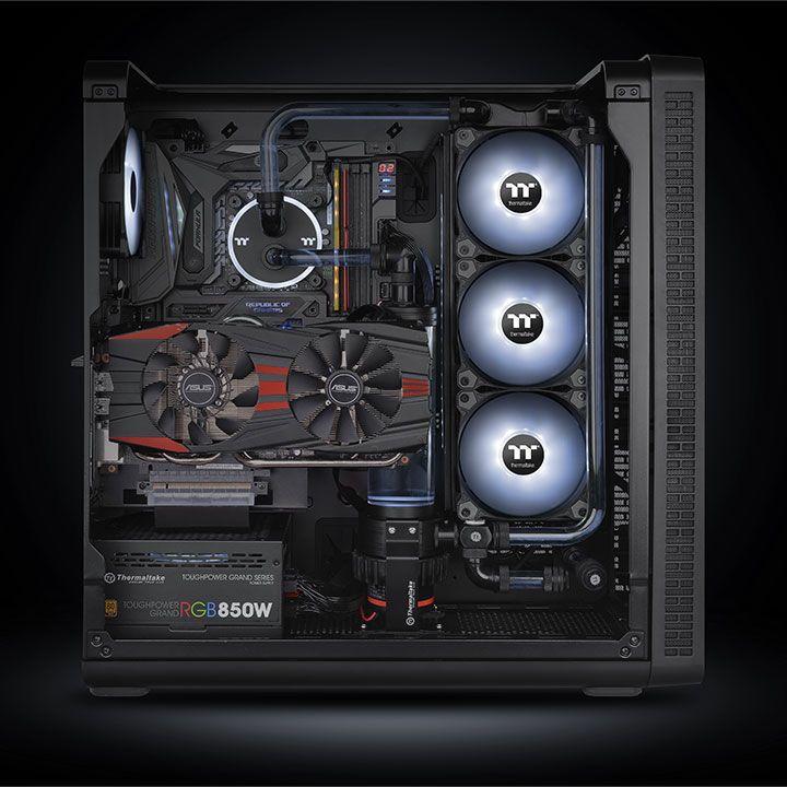 Actual product image Thermaltake Case fan Pure A12 LED White / 1 Pack (120 mm, 1 x)