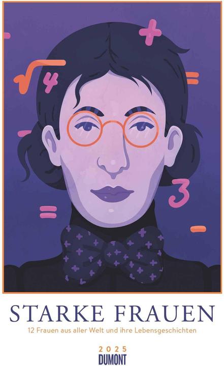 Produktbild Starke Frauen 2025 – Wandkalender – mit 12 Porträts und Biografien – Hochformat A3 29,7 x 42 cm (Harter Einband, Deutsch)