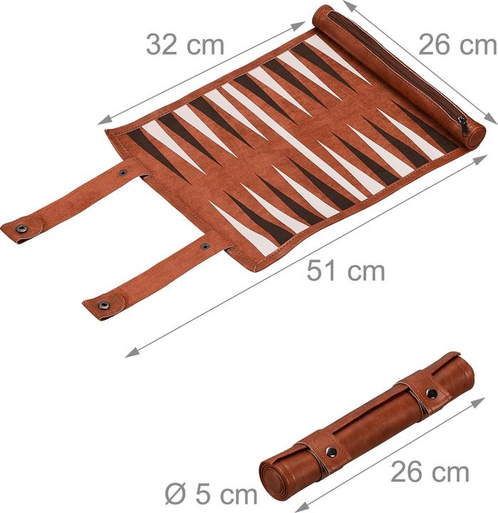 Actual product image Relaxdays Backgammon