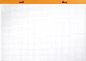 Actual product image Rhodia Blocks stapled 80g Basics (A3+, Checked, Soft cover)