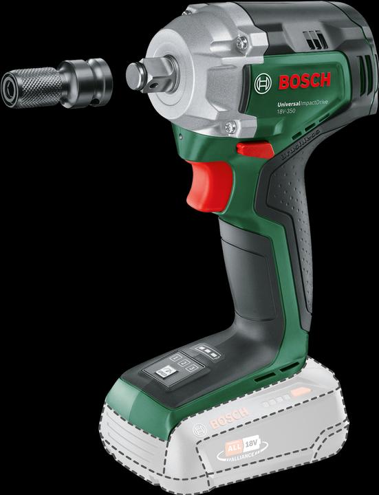 Actual product image Bosch Home & Garden UniversalImpactDrive 18V-350 (solo) (Rechargeable battery operated)