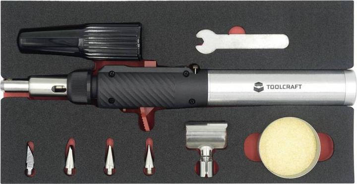 Actual product image Toolcraft SIG-290 Gas soldering iron 1100 °C 60 min incl. soldering tip