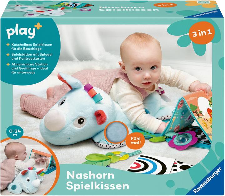 Immagine prodotto Play+ Rinoceronte (33 x 38 cm)