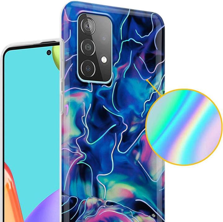 Actual product image Cadorabo IMD TPU Colorful Marble Cover (Samsung Galaxy A52, Samsung Galaxy A52 5G, Samsung Galaxy A52s 5G)