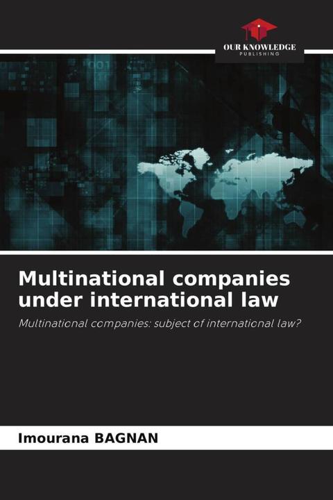 Actual product image Multinational companies under international law (German, Imourana BAGNAN, 2024)