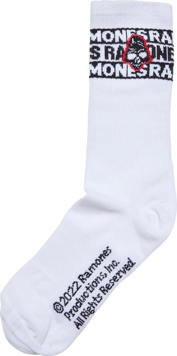 Image du produit Merchcode Ramones Skull Socks 2-Pack - 19829 (lot de 2, 43 - 46)