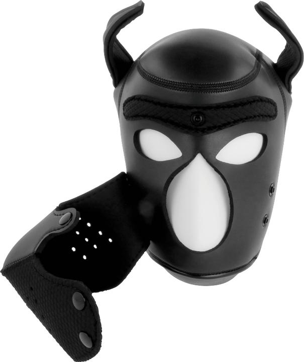 Actual product image Darkness Dog mask "Puppy Hood" with removable muzzle