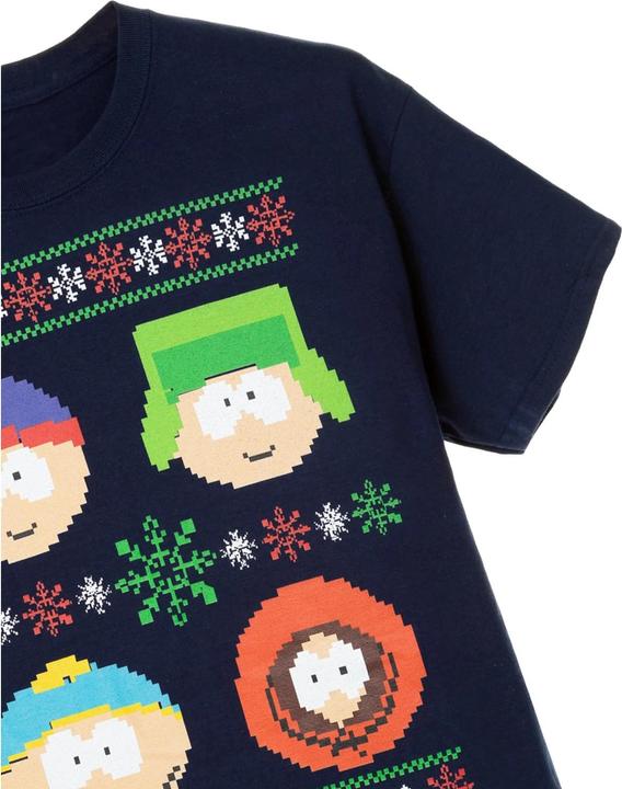 Actual product image Ubisoft Mens Fair Isle Christmas T-Shirt (XL)