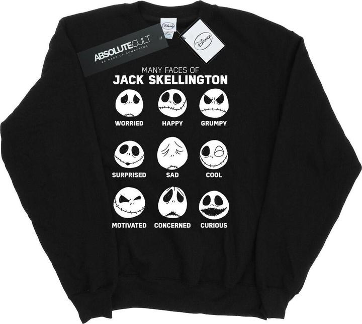 Produktbild Disney Nightmare Before Christmas The Many Faces Of Jack Sweatshirt (XL)