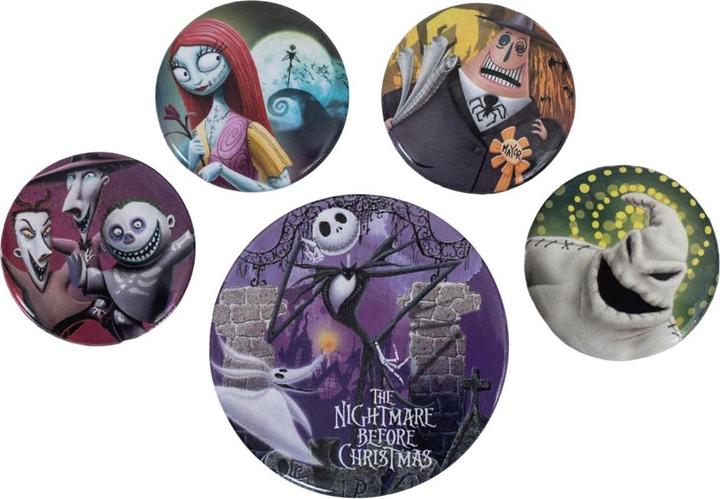 Produktbild The Nightmare Before Christmas Abzeichen 5erPack