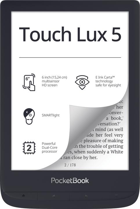 Produktbild PocketBook Touch Lux 5 (6", 8 GB, Ink Black)