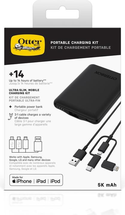 Actual product image OtterBox Power Bank Bundle (5000 mAh, 10.50 W, 18.50 Wh)
