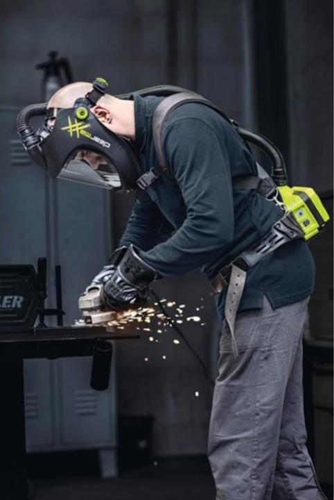 Actual product image Optrel Clearmaxx grinding helmet
