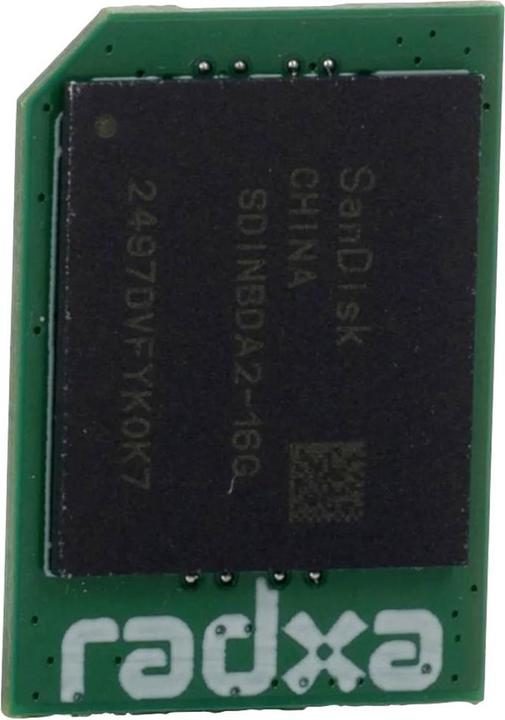 Radxa VA001-64G Operating system 64GB Suitable for (development kits): Rock Pi