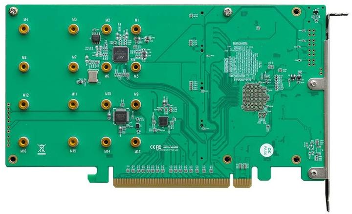 Immagine prodotto HighPoint Scheda Host Bus Rocket 1504 PCI-Ex16v4 - 4x M.2 NVMe