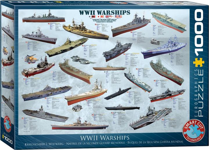 Immagine prodotto Eurographics Navi da guerra della seconda guerra mondiale (1000 pezzi)