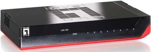 Immagine prodotto LevelOne GSW-0807 Switch Gigabit Ethernet a 8 porte 1000Mb/s, Full Duplex, 10/100 Mb/s, Full/Half Duplex (8 Porti)